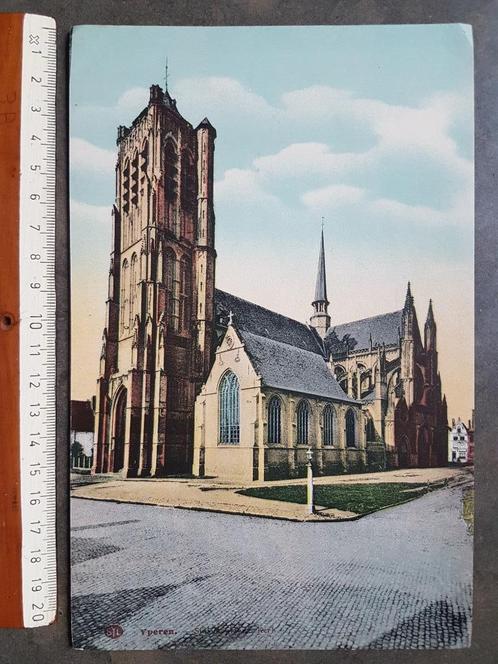 Grote postkaart Ieper Yperen Sint Maartens Kerk, Collections, Cartes postales | Belgique, Non affranchie, Flandre Occidentale