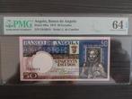 Angola 50 Escudos 1973, PMG 64 EPQ!, Postzegels en Munten, Bankbiljetten | Afrika, Ophalen of Verzenden