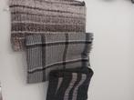 Lot 3 Écharpes Homme Automne Hiver Multi-Style, Maat 52/54 (L), Zwart, Zo goed als nieuw, Style