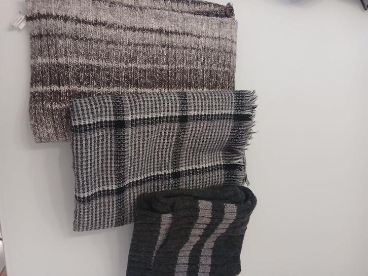 Lot 3 Écharpes Homme Automne Hiver Multi-Style, Kleding | Heren, Jassen | Winter, Zo goed als nieuw, Maat 52/54 (L), Zwart, Ophalen of Verzenden