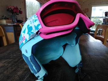 CASQUE SKI ENFANT + MASQUE  T48/52 --> 20€