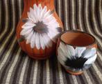 Handgemaakte mok in terracotta, Verzenden