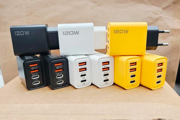 120 Watt Sneloplader diverse Kleuren, Hobby en Vrije tijd, Elektronica-componenten, Nieuw, Ophalen of Verzenden