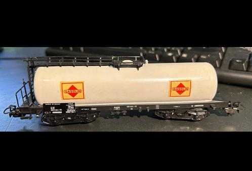2934. HO Märklin „Gasolin” tankwagen., Hobby en Vrije tijd, Modeltreinen | H0, Gebruikt, Wagon, Märklin, Ophalen of Verzenden