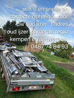 Remork oud ijzer ophaling, Auto diversen, Aanhangers en Bagagewagens, Ophalen, Gebruikt