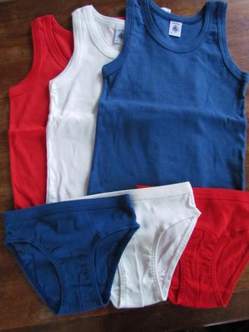 Slips et gilets Petit Bateau taille 116 (6 ans)