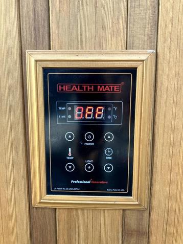 SAUNA INFRAROOD HEALTH MATE 2 personen (15% van nieuwprijs) beschikbaar voor biedingen