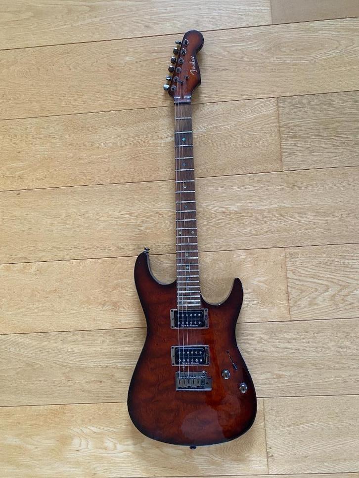 Fender Showmaster CT Brown Transparant, Muziek en Instrumenten, Snaarinstrumenten | Gitaren | Elektrisch, Gebruikt, Solid body