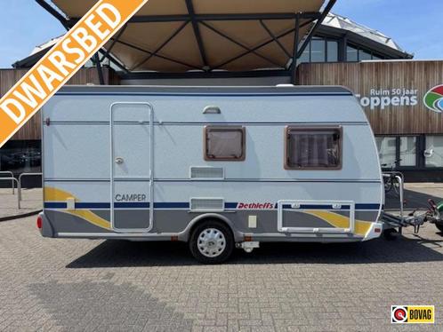 Dethleffs Camper 440 DB 2004 MOVER + VOORTENT!, Caravans en Kamperen, Caravans, tot en met 4, 750 - 1000 kg, Treinzit, Dethleffs