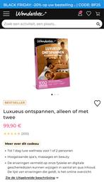 Cadeaubon wonderbox “Luxueus ontspannen met 2”, Cadeaubon