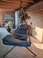 LIGSTOEL MET PARAPLU, Tuin en Terras, Ophalen, Zo goed als nieuw, Metaal