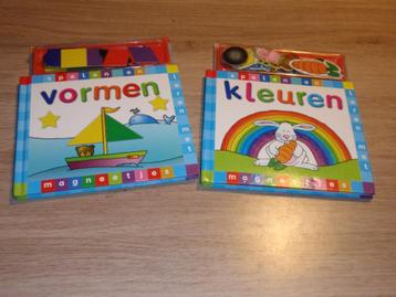 Twee boeken Spelen en leren met magneetjes