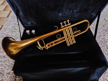 Trompette Sib., Musique & Instruments, Instruments à vent | Trompettes, Enlèvement, Utilisé, Trompette en si bémol, Avec valise