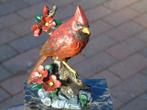 rood vogelbeeld, THE CARDINAL in brons gesigneerd., Ophalen, Brons