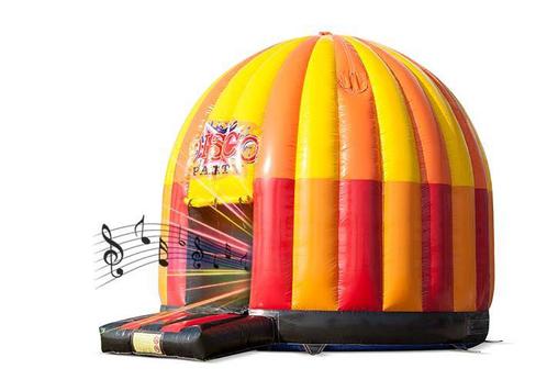Disco springkasteel TE HUUR!!, Hobby en Vrije tijd, Feestartikelen | Verhuur, Zo goed als nieuw, Verzenden