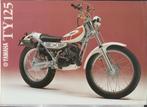Moto Yamaha TY 125 Trial brochure publicitaire, Verzenden, Gelezen