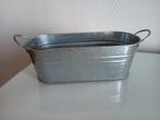 plantenmandje in zink, Binnen, Ophalen of Verzenden, Zo goed als nieuw, Minder dan 40 cm