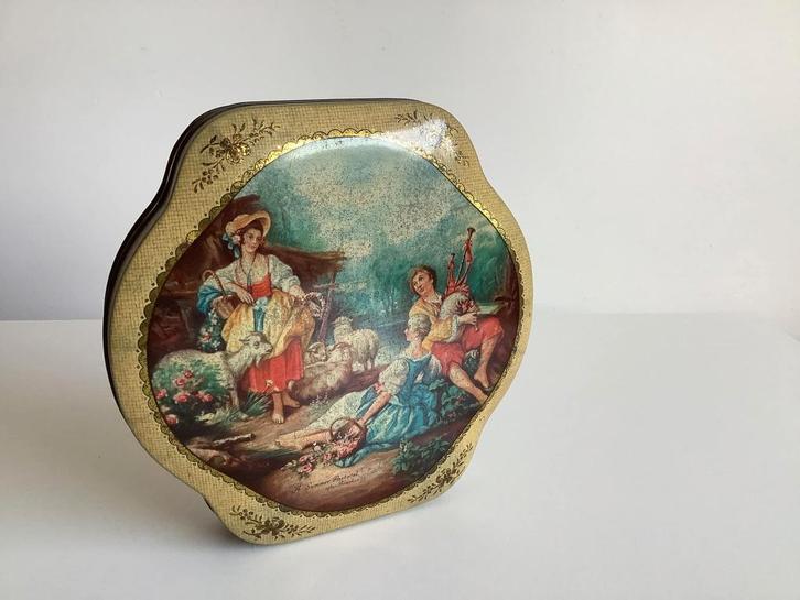 Boîte à brocante vintage Côte d'Or, Collections, Boîte en métal, Utilisé, Autre, Enlèvement ou Envoi