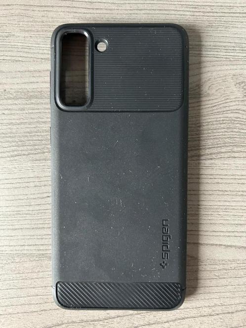 Spigen Rugged Armor zwart hoesje Samsung Galaxy S21 Plus, Telecommunicatie, Mobiele telefoons | Hoesjes en Screenprotectors | Samsung