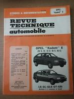 Revue Technique automobile Opel Kadett E 12S-13-13S-16-16S-1, Ophalen of Verzenden