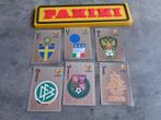 PANINI VOETBAL STICKERS EURO 2004  6X  emblemen badges nieu, Ophalen of Verzenden