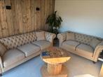 Stoffen Chesterfield, Huis en Inrichting, Ophalen, Gebruikt, Chesterfield, Rechte bank