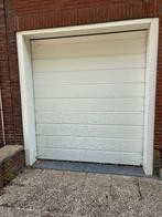 L-door sectionaal garagepoort wit 2.10m breed x 2.25m hoog, Doe-het-zelf en Bouw, Ophalen