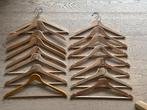 Lot van 15 houten kapstokken kleerhangers, Huis en Inrichting, Ophalen of Verzenden