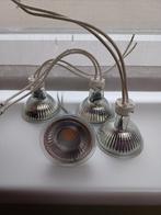 Projecteurs LED 4Pcs, Maison & Meubles, Lampes | Spots, Enlèvement, Comme neuf, Spot encastrable ou Spot mural, LED