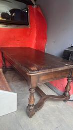 Salontafel met lade - massief hout, Antiek en Kunst, Antiek | Meubels | Tafels, Ophalen
