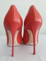 83C* R & RENZI - oranje high-end leren pumps (38), Oranje, Gedragen, R & RENZI, Pumps