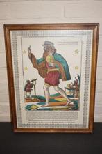 genummerde houtgravure imagerie pellerin epinal nostradamus, Antiek en Kunst, Ophalen of Verzenden
