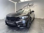 BMW 2 Serie 218 iA Cabrio *PACK M*SIEGE CHAUFF*1ER PROP*GARA, Auto's, 4 zetels, 1595 kg, 136 pk, Alcantara