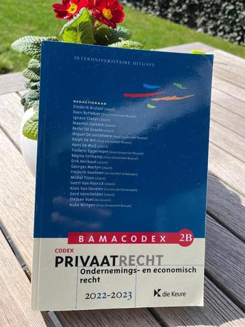 CODEX PRIVAATRECHT Ondernemings- en economisch recht 2B disponible aux enchères