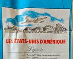 Les États-Unis d'Amérique, 119 cm x 86 cm., Enlèvement ou Envoi, Comme neuf