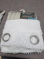 2 pakjes raamgordijnen, Ophalen, 100 tot 150 cm, 200 cm of meer, Wit