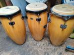 Set congas, 3pc, Cosmic percussion, nieuwe huiden, Muziek en Instrumenten, Percussie, Ophalen of Verzenden, Zo goed als nieuw