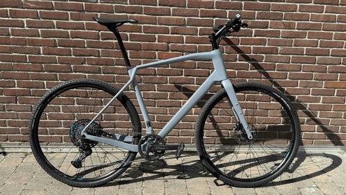 Vélo gravel Ceccotti carbone flatbar, Fietsen en Brommers, Fietsen | Racefietsen, Zo goed als nieuw, Heren, Overige merken, 10 tot 15 versnellingen