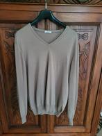 Fijn geweven trui merk Paolo Pecora, XL, Ophalen of Verzenden, Zo goed als nieuw, Maat 56/58 (XL), Beige