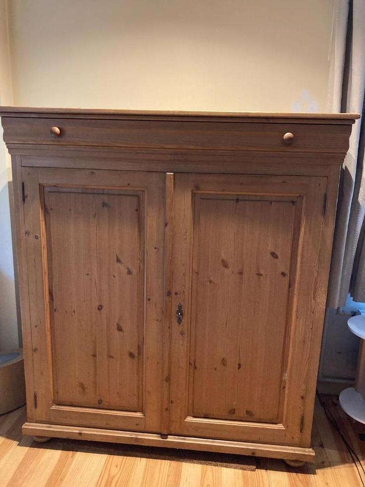 grenen meubelen „Geluk van de dag”, Huis en Inrichting, Kasten | Buffetkasten, Zo goed als nieuw, 150 tot 200 cm, 100 tot 150 cm