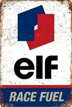 Metalen reclamebord Elf race fuel - retro vintage mancave, Verzamelen, Merken en Reclamevoorwerpen, Ophalen of Verzenden, Nieuw