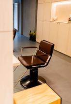 2 x Takara Belmont kappersstoel, Huis en Inrichting, Ophalen, Twee, Bruin, Metaal
