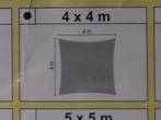 voile d'ombrage 4x4m, Ophalen, Nieuw