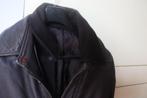 veste en cuir noir , T :XXL, souple " VENTIUNO " 70 €, Kleding | Heren, Ophalen, Zo goed als nieuw, Ventiuno