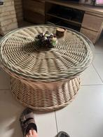 Loungetafel van rotan, Huis en Inrichting, Tafels | Salontafels, Ophalen
