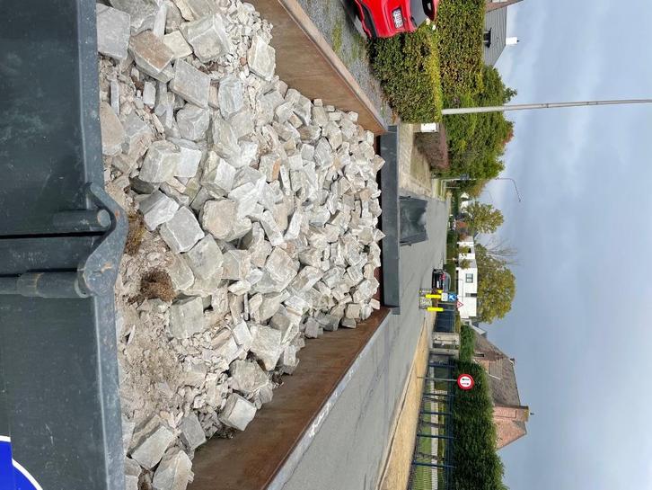 Platines 14/14/8, Tuin en Terras, Tegels en Klinkers, Zo goed als nieuw, Overige typen, Natuursteen, 10 m² of meer, Ophalen