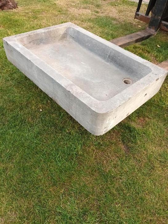 Magnifieke arduinen pompbak  , lavabo met ronde hoek, Doe-het-zelf en Bouw, Sanitair, Gebruikt, Ophalen