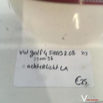 Vw Golf 4 2003  5drs 2.0 B Wagennr 2500056  Achterlicht Link beschikbaar voor biedingen