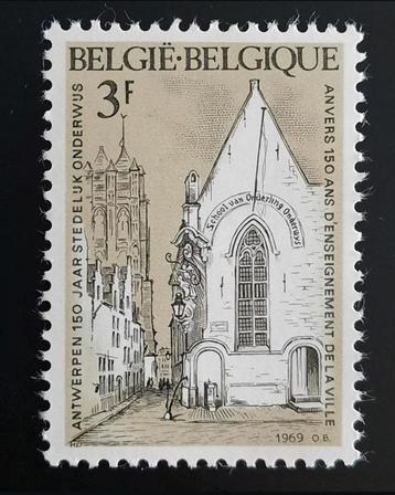 Belgique : OBP 1487 ** d'Enseignement de la ville 1969.