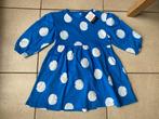 Nieuw blauw jurkje met bollen - Maat 80, Kinderen en Baby's, Babykleding | Maat 80, Nieuw, Jurkje of Rokje, Meisje, Ophalen of Verzenden